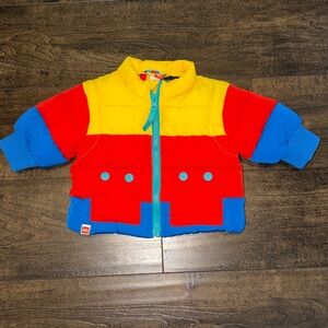 NWOT LEGO x Target Primary Colors Puffer Coat